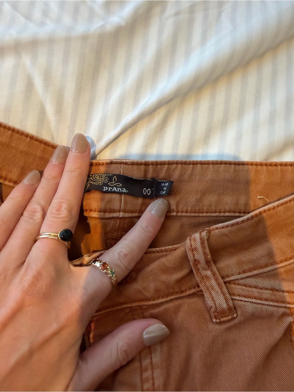 Prana Jeans in Warm Rust